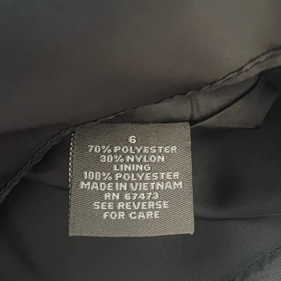 Taylor Dresses Tonal Stripe Fit & Flare Dress Size 6 - Picture 8 of 13